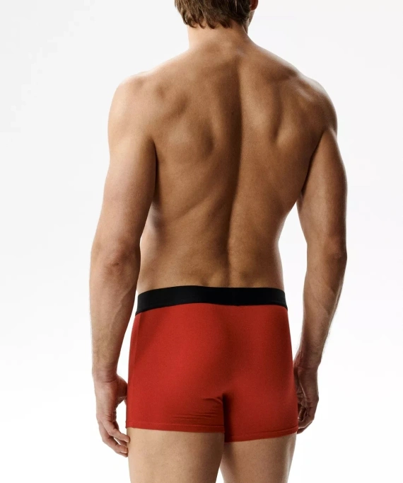 2GMH-033/Z26 Pánske boxerky Atlantic Love 2-pack bavlnené červené a čierne na darček