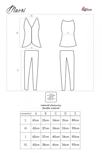 Maori LC 90099 Dámske pyžamo LivCo Corsetti Fashion