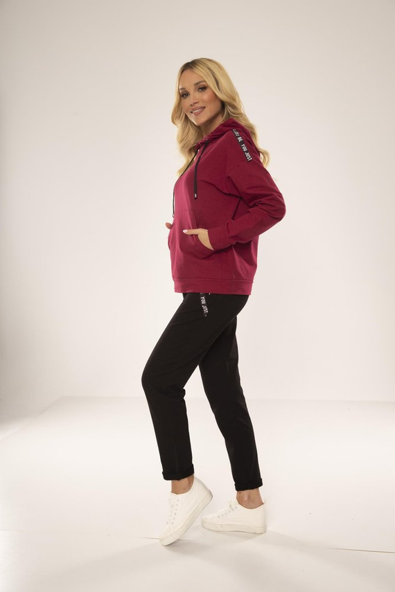 496 Dámska tepláková súprava Just Forex - bordová