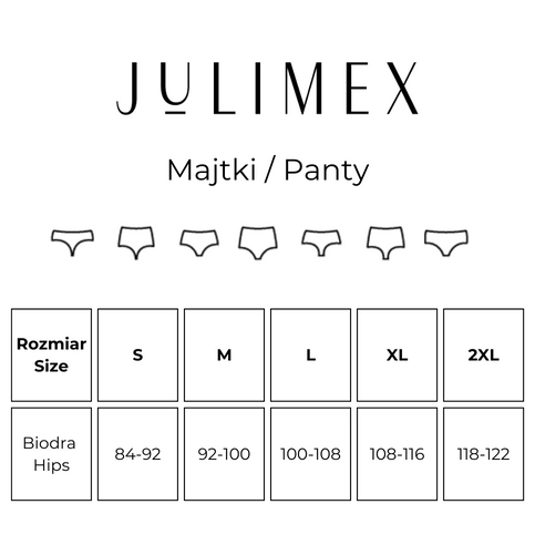 Figi Bamboo Bikini Julimex dámske bambusové nohavičky pohodlné black