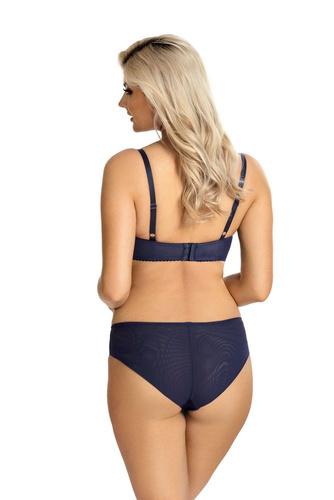 2214 Podprsenka s vypchávkami Lupoline - čierna a zlatá