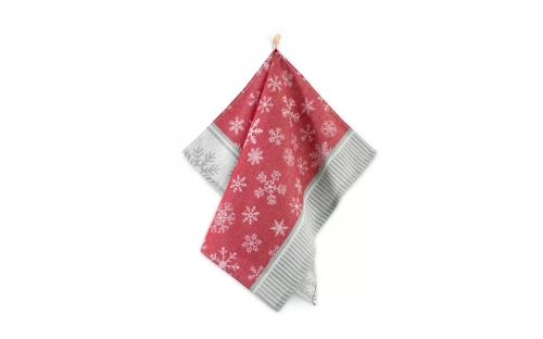 Utierka do kuchyne Snow Zwoltex červená 50x60 100% bavlna Ultrasoft 200 g/m²