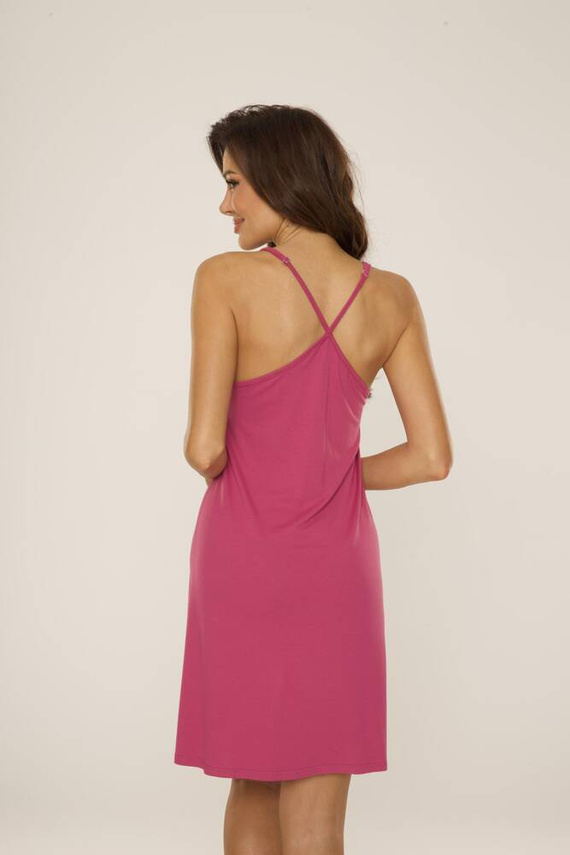 765 Nočná košeľa Carmel De Lafense - fuchsiová