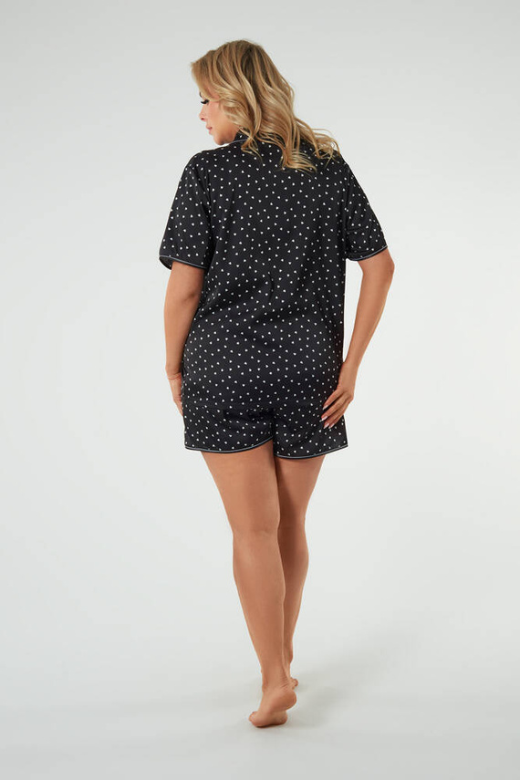 Ria Dámske pyžamo s krátkym rukávom, šortky Italian Fashion - potlač