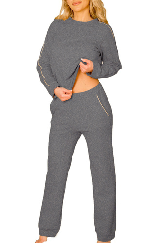 Maio dámske športové tričko Mirale cotton 95% bavlna 5% elastan, poľská výroba - elegantný športový set - sivé