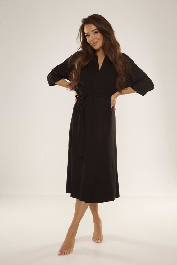 942 Visa Dlhý župan De Lafense - čierny