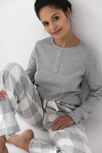 Sensis Vesper Dámske pyžamo - sivo-krémové