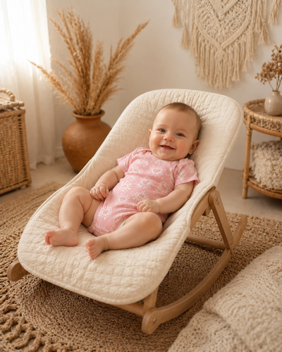 Body pre bábätká Mamatti BK16325 ružové bavlnené s krátkym rukávom