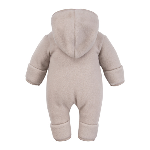 Detský overal z merino vlny Eevi - béžový, mäkký a priedušný