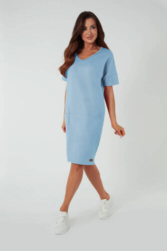 Stella dámska tunika s krátkym rukávom Italian Fashion - modrá