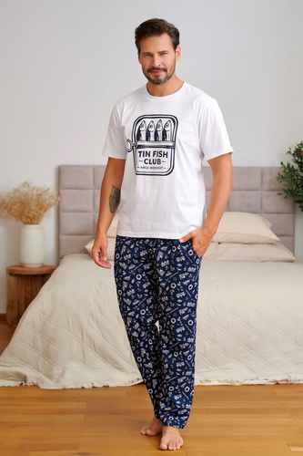 Pižama pánska Doctor Nap 7554 Sunny Coast bavlna dlhé nohavice