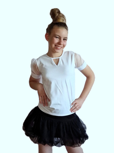 Detská blúzka Sonia Bambarillo - biela, bavlnená, elegantná a pohodlná