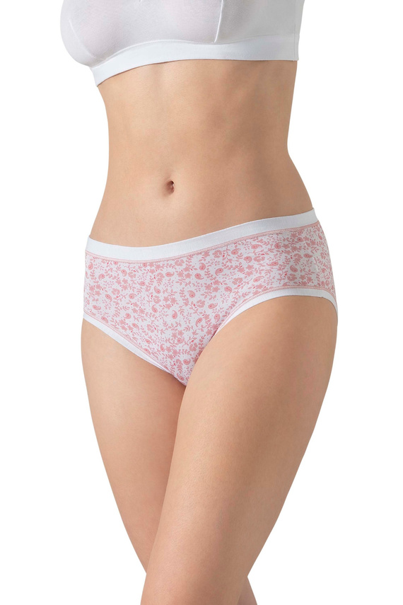 3363 MIDI-5H100 Cotonella MIDI 3-pack nohavičky - bavlnené, stredne pohodlné na každodenné nosenie