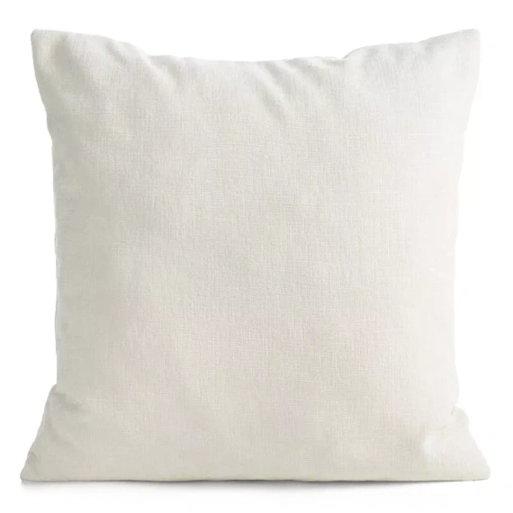 Vianočný návlek na vankúš Eurofirany Chp 289 45x45 cm, chenille s výšivkou, 300 g/m², krémový