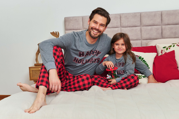 7344 Pánske tmavosivé pyžamo Doctor Nap - 100% bavlna