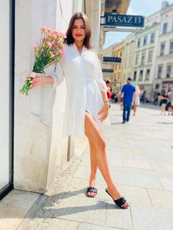 342 Fanny Dámsky krátky župan Forex - ecru