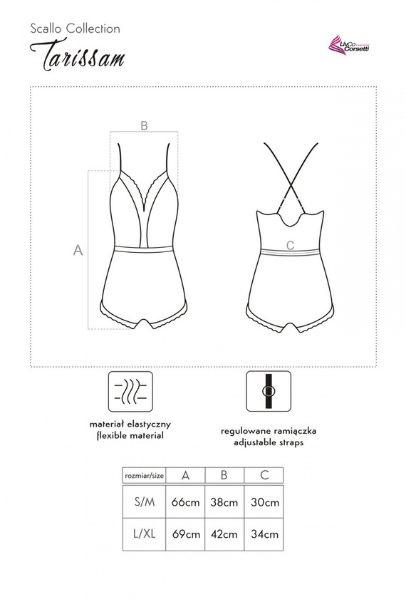 Tarissam Pink LC 90565 Dámsky overal LivCo Corsetti Fashion