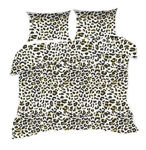 1383N Bavlnené posteľné prádlo Classic E24 Karo camouflage black beige- 100% bavlna, odolné, farebné, 2-dielna súprava