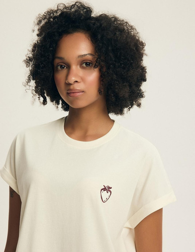 Dámske pyžamo Henderson Evika 44464 – bavlna, ovocná výšivka, šortky