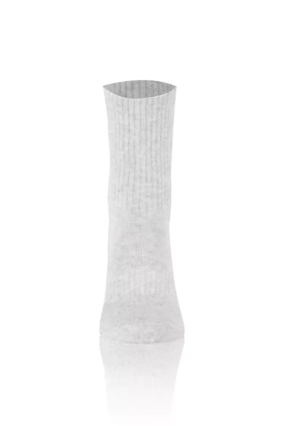 S150D Polodlhé froté ponožky Italian Fashion - light melange