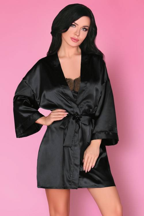 Dorettela LC 90394 Black Beauty Onyx Collection Dámsky župan LivCo Corsetti