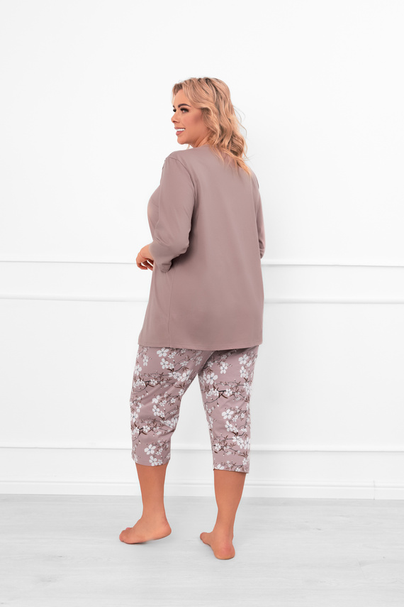 Dámske pyžamo Oszima - 3/4 rukáv a nohavice, bavlna Italian Fashion