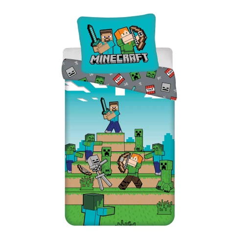 Minecraft "We Got This" Jerry Fabrics bavlnené posteľné prádlo - 140x200 cm, 100% bavlna, obojstranné