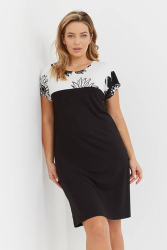 742 Nočná košeľa Elle Forex - čierna