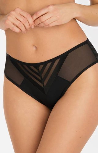 K 812 Yoko Dámske podprsenkové nohavičky Gorsenia - čierne