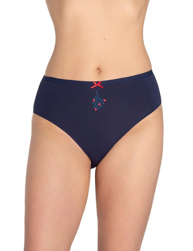 Dámske nohavičky L-120BI-95 Lama modré - bavlnené, 3-pack, pohodlné a klasické