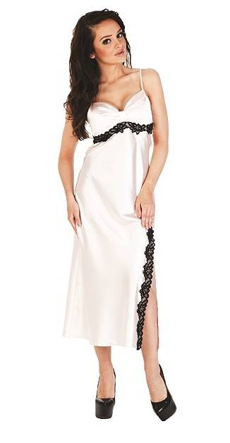 926 Kleoree Dlhá nočná košeľa De Lafense - perleťová