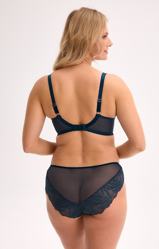 BS 1228 Isla Semi-Soft podprsenka - polopriehľadná, čipkovaná, elegantná Gaia blue