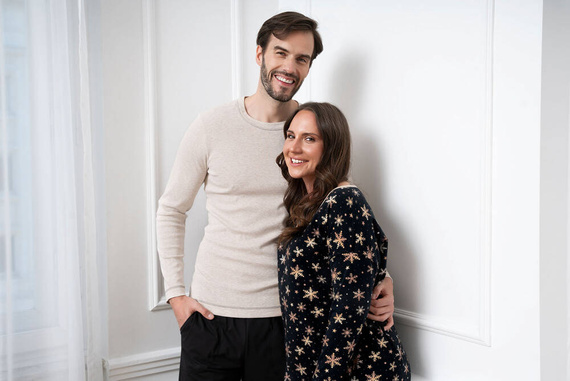 Nočná košeľa Laponia Talianska móda - potlač