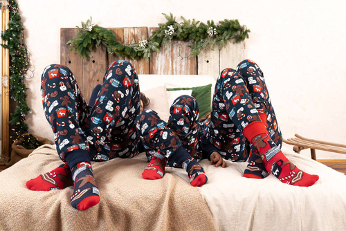 S162D Cookies Dlhé ponožky Italian Fashion