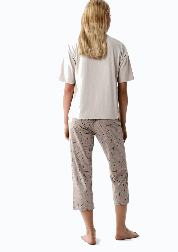 Atlantic NLP-509 dámske pyžamo 100 % bavlna 3/4 nohavice