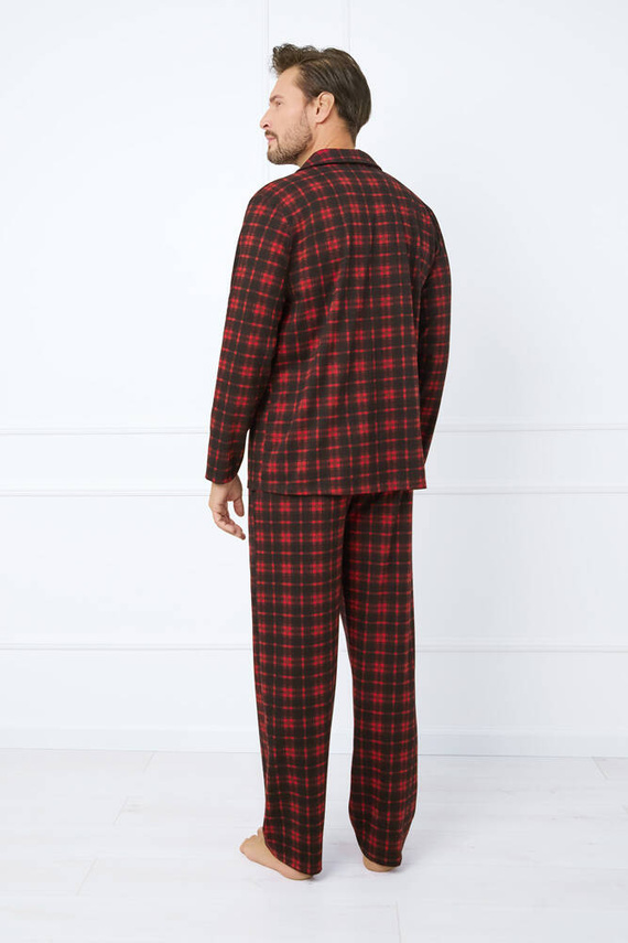 Nicolas Pánske pyžamo s dlhým rukávom, dlhé nohavice Talianska móda - potlač