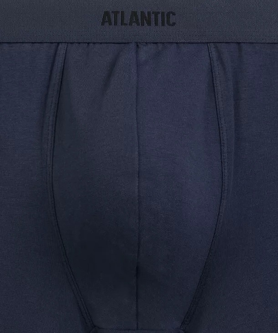 Pánske boxerky Atlantic 3MH-0111 A3 3-pak hnedá-indigová-khaki – 95 % bavlna, priliehavé