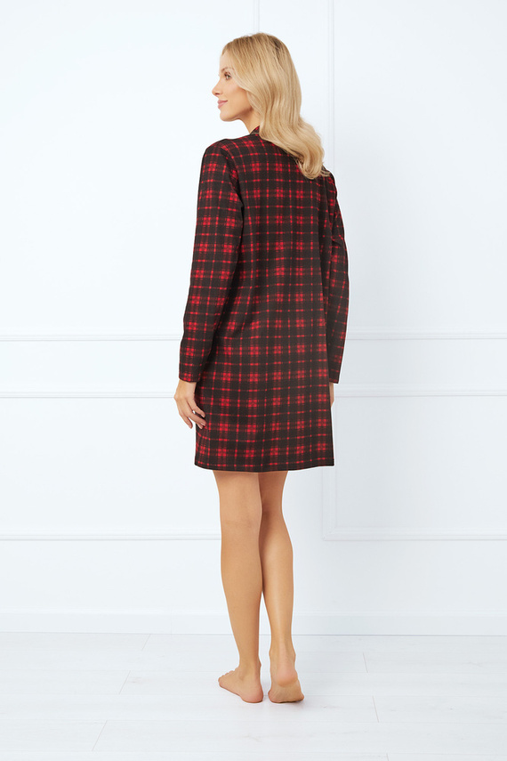 Nicola rozopnutá nočná košeľa Talianska móda - potlač