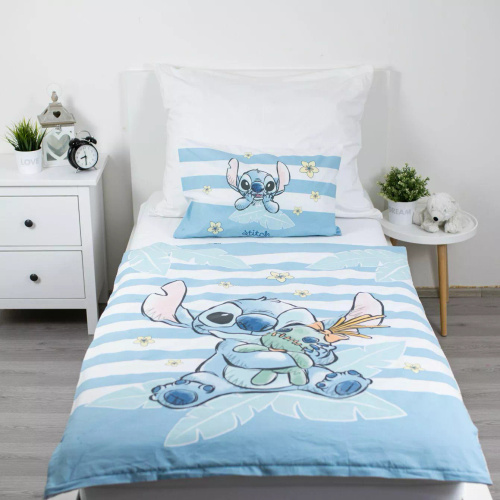 Jerry Fabrics Bavlnené obliečky Lilo & Stitch Tropical Hugs 100x135 40x60