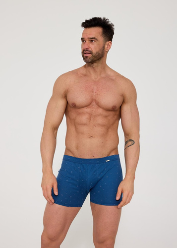 904/129 Pánske boxerky Cornette Prime - šité na mieru, bavlna s elastanom, vzorované, balené