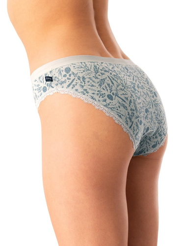 Dámske nohavičky LPR 830 Key mint green - bavlnené, 2 balenia v krabici, pohodlné a klasické