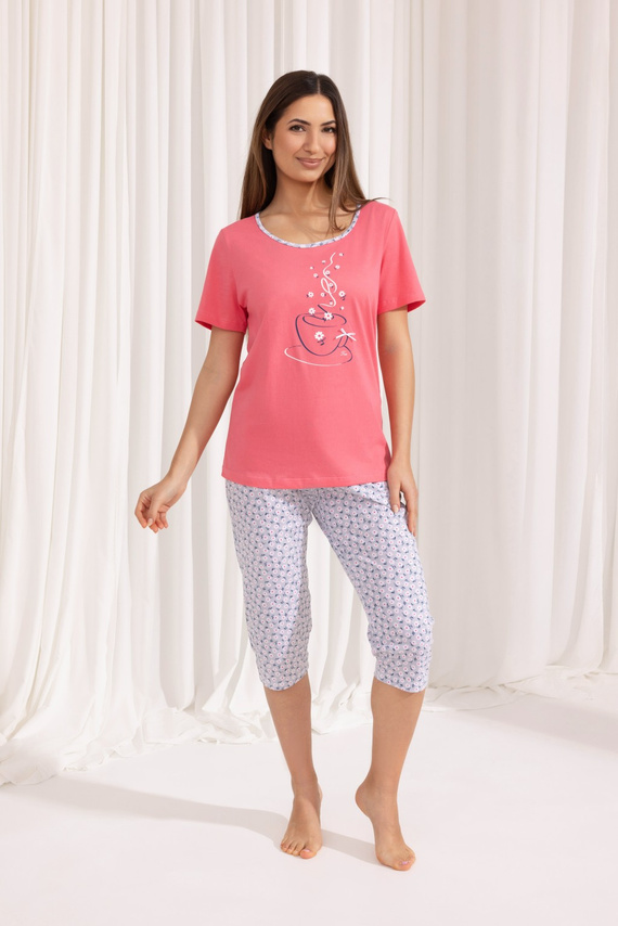685 Dámske pyžamo Regina - koralové