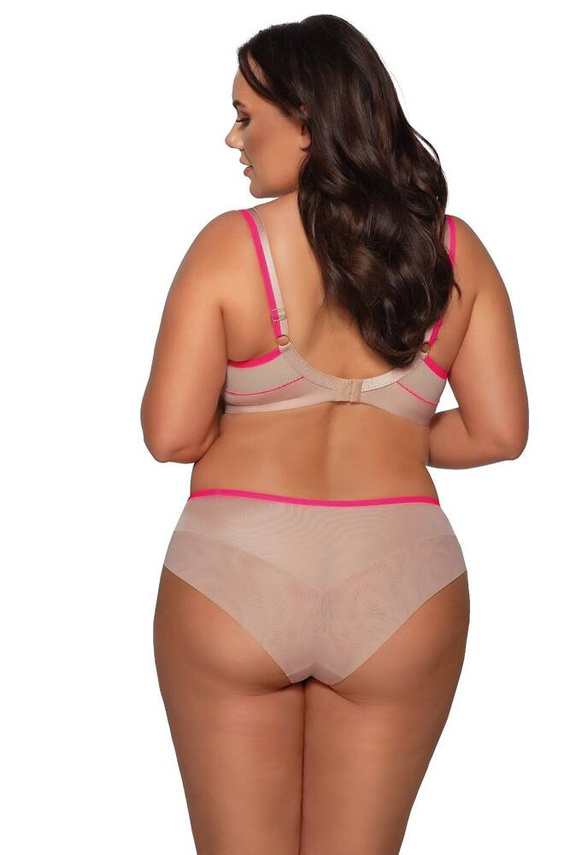 2071 Polovystužená podprsenka Ava ružová