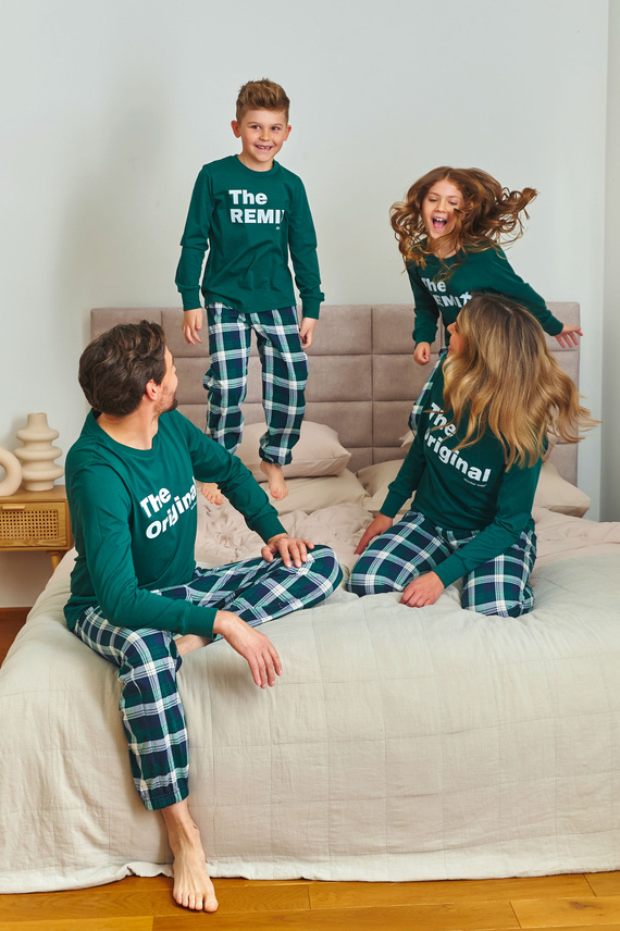 7340 Doctor Nap - dámske pyžamo "The Original" | 100% bavlna, poľská výroba - smaragdová