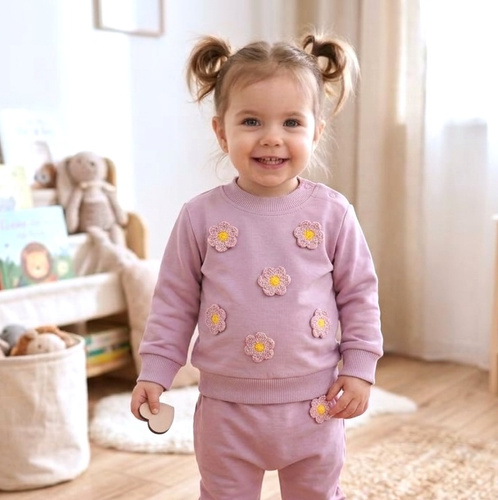 ABN-5615 Detská mikina Little Dreamers Nini z organickej bavlny - pohodlie, udržateľnosť, šetrnosť k životnému prostrediu