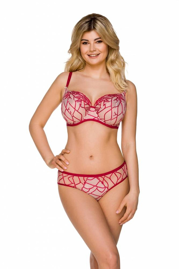 2201 Dámske nohavičky Lupoline - červené