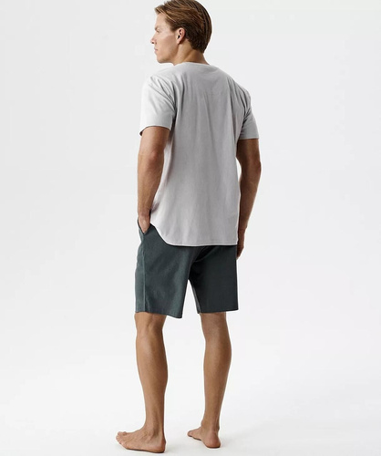 NMP-398 Letné Pánske Pyžamo 100 % Bavlna Peach