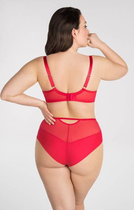 Gorsenia K 829 Crazy Heart Dámske nohavičky - červené