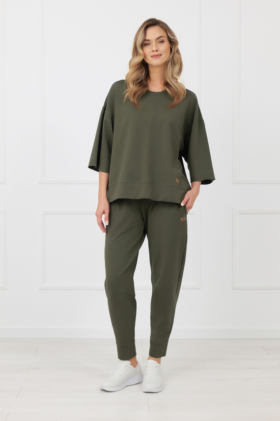 Nohavice Kaori Italian Fashion 220 g/m² bavlna elastan