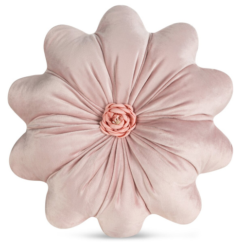 Dekoratívny vankúš Flores Eurofirany kvet Ø40 cm pink